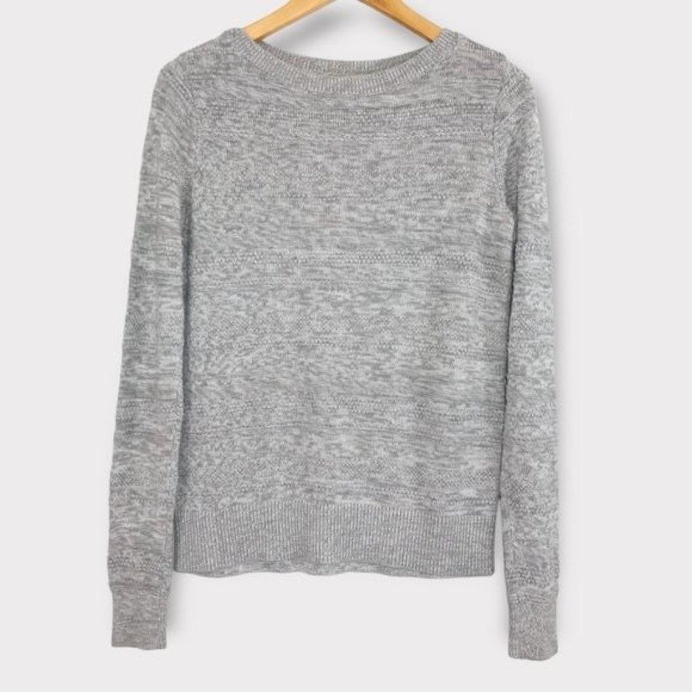 LOFT Marled Sweater Size Small 100% Cotton Pullover